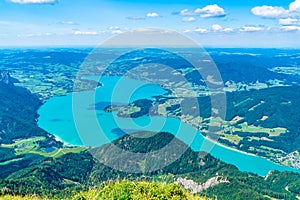 View of Mondsee lake, Austria