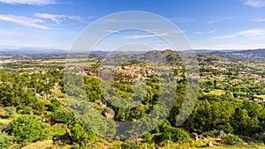 View from Monsanto to countryside with Relva village - Portugal photo