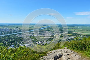 View of Mont Saint Hilaire in Canada