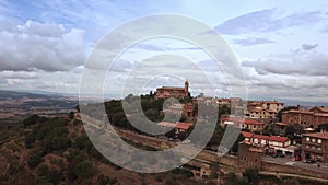 View of Montalcin City Brunello Italy