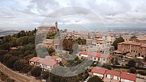 View of Montalcin City Brunello Italy