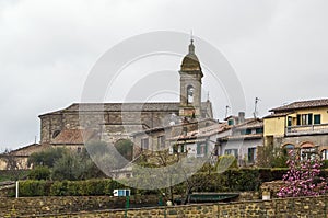 View of Montalcino, Italy