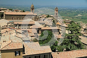 View of Montalcino, Tuscany, Italy photo