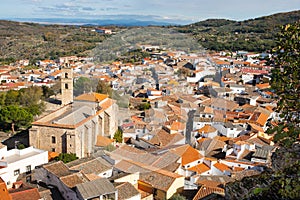 View of Montanchez, Caceres, Extremadura