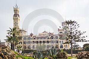 View of the Montaza Palace in Alexandria