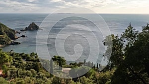 The view from Monte Argentario.