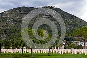 A view of Monte Cassino and the abbey photo