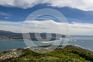 View from monte de Santa Tecla in Galicia, Spain photo