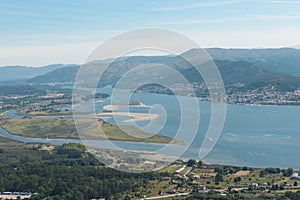 View from monte de Santa Tecla in Galicia photo