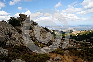 View of Monte Limbara