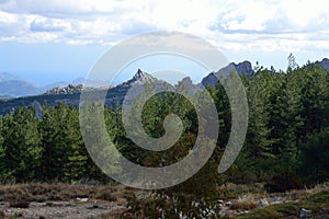 View of Monte Limbara photo