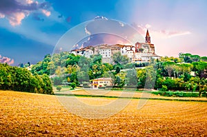 View of Montecastrilli, Italy