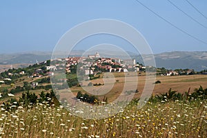 View of Monteleone di Puglia, Italy