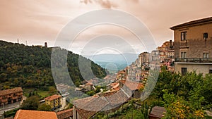 View from Montensono sulla Mercella, Campania, Italy photo