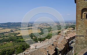 View from Montepulciano - Italy