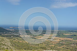 View from Montgri castle