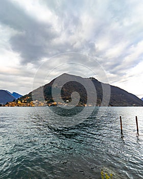 View from MontIsola Island with Lake Iseo