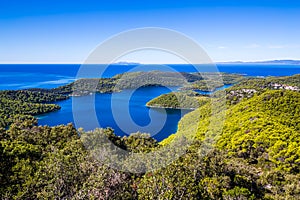 View From Montokuc Viewpoint - Mljet, Croatia