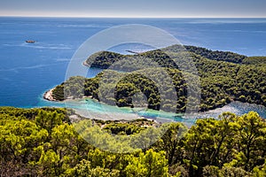 View From Montokuc Viewpoint - Mljet, Croatia