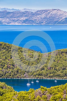 View From Montokuc Viewpoint - Mljet, Croatia