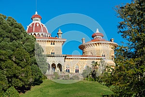 The Montserrate Palace in Sintra, Portugal photo