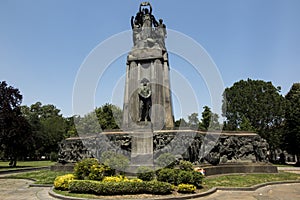 View of the monument to Carabinieri in Turin