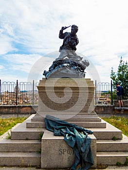 Monument to Enrico and Giovanni Cairoli, Rome, Italy photo