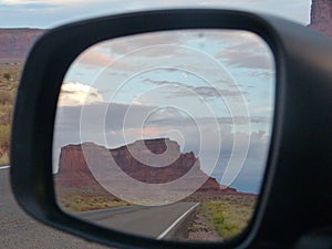 Monument valley mirror photo