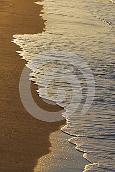 View morning beach