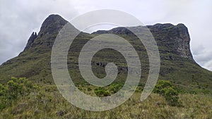 View of the Morrao, Vale do Capao, Chapada Diamantina, state of Bahia-Brasil/Brazil. photo