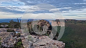 View from Morro Father Ignatius, Pai Inacio at Chapada Diamantina, Bahia, Brazil