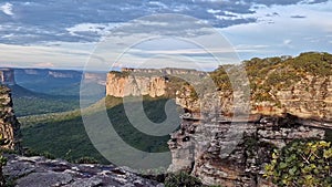 View from Morro Father Ignatius, Pai Inacio at Chapada Diamantina, Bahia, Brazil