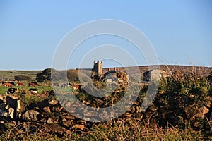 A View Of Morvah Village, Cornwall, UK