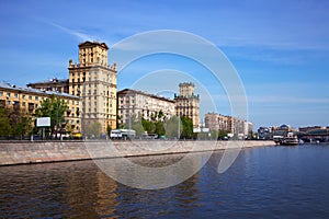 View of Moscow. Berezhkovskaya embankment