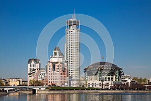 View on the Moscow House of Music from Krasnoholmskaya quay