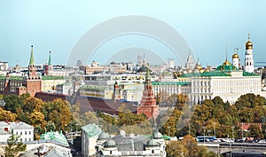 The view of Moscow Kremlin