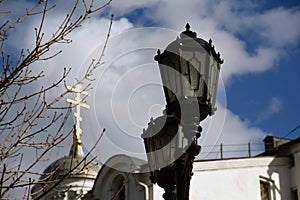 View of Moscow Kremlin. Color photo