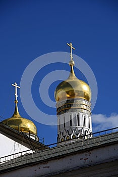 View of Moscow Kremlin. Color photo