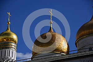 View of Moscow Kremlin. Color photo