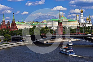 View of the Moscow Kremlin, Russia