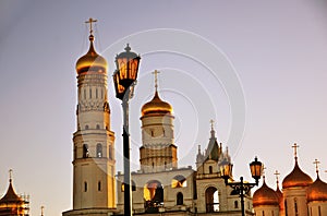 View of Moscow Kremlin. UNESCO World Heritage Site.