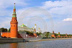 View of the Moscow river photo