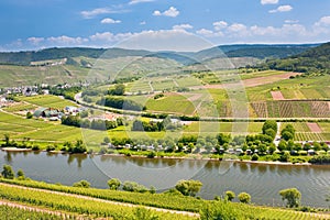 View on Moselle valley in Germany