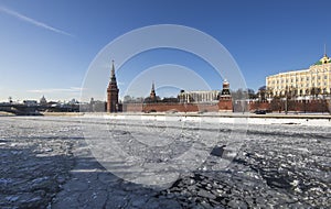 View of the Moskva River and the Kremlin, Moscow, Russia--the most popular view of Moscow
