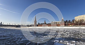 View of the Moskva River and the Kremlin, Moscow, Russia--the most popular view of Moscow