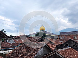 view of the mosque with a beautiful settlement