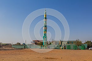 View of a mosque in Dongola, Sud photo