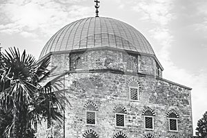 View of the mosque in Pecs,Hungary.