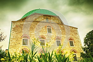 View of the mosque in Pecs,Hungary.