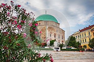 View of the mosque in Pecs,Hungary.